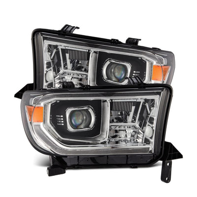 AlphaRex 07-13 Toyota Tundra / 08-17 Sequoia LUXX LED Proj HL Chrome w/Actv Light / Seq. Sig + DRL 880824 *Discontinued