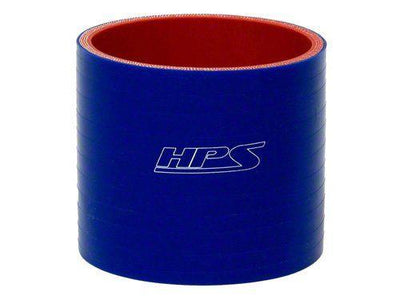 HPS 1-3/16" ID, 3" Length, Silicone Straight Coupler Hose, High Temp 4-ply Reinforced, 30mm ID, Blue