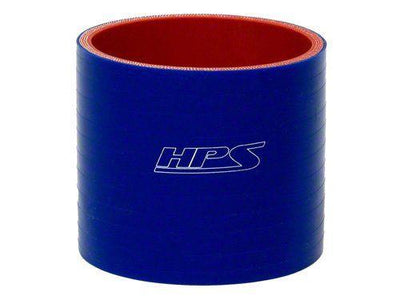 HPS 3-1/2" ID, 3" Length, Silicone Straight Coupler Hose, High Temp 4-ply Reinforced, 89mm ID, Blue