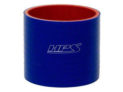 HPS 4-1/2" ID, 3" Length, Silicone Straight Coupler Hose, High Temp 4-ply Reinforced, 114mm ID, Blue