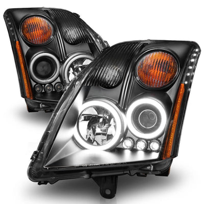 Anzo 2007-2012 Nissan Sentra Projector Headlights Black