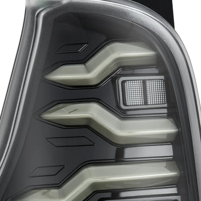 AlphaRex 03-09 Toyota 4Runner LUXX-Series LED Tail Lights Black Red
