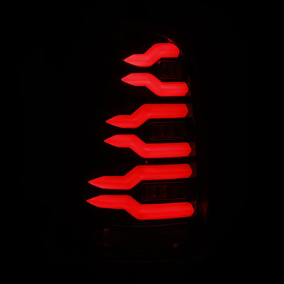 AlphaRex 03-09 Toyota 4Runner LUXX-Series LED Tail Lights Alpha-Black