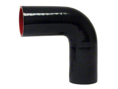 HPS Performance Products HPS 1/2" (13mm) Silicone 90 Degree Elbow Coupler Hose, High Temperature 4-ply Reinforced, Black or Blue