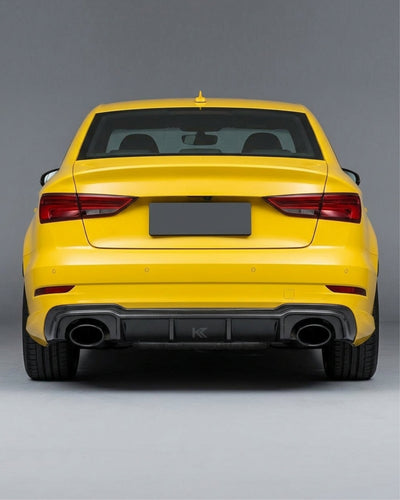 2017–2019 Audi RS3 8V Sedan Rear Bumper Diffuser Lip – Carbon Fiber