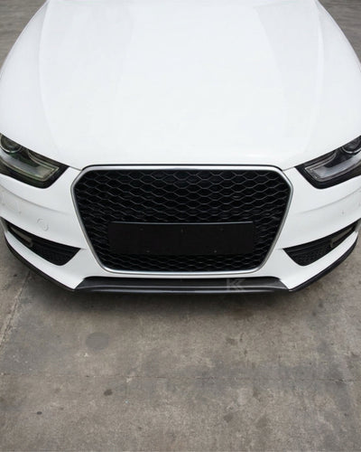 2016–2021 Audi A4 B9 Front Bumper Lip Splitter – Carbon Fiber