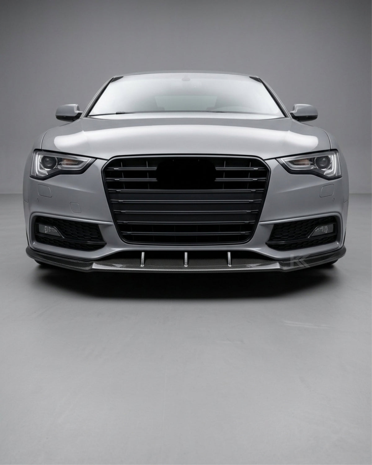 2012–2016 Audi S5 8T Facelift Coupe & Sportback Single Deck Front Bumper Lip – Carbon Fiber