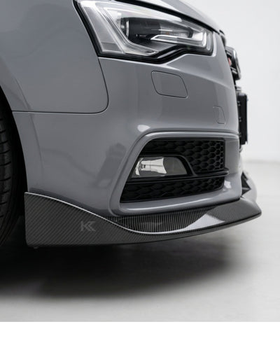 2012–2016 Audi A5 S-Line / S5 B8.5 Facelift Front Bumper Lip Splitter – Carbon Fiber