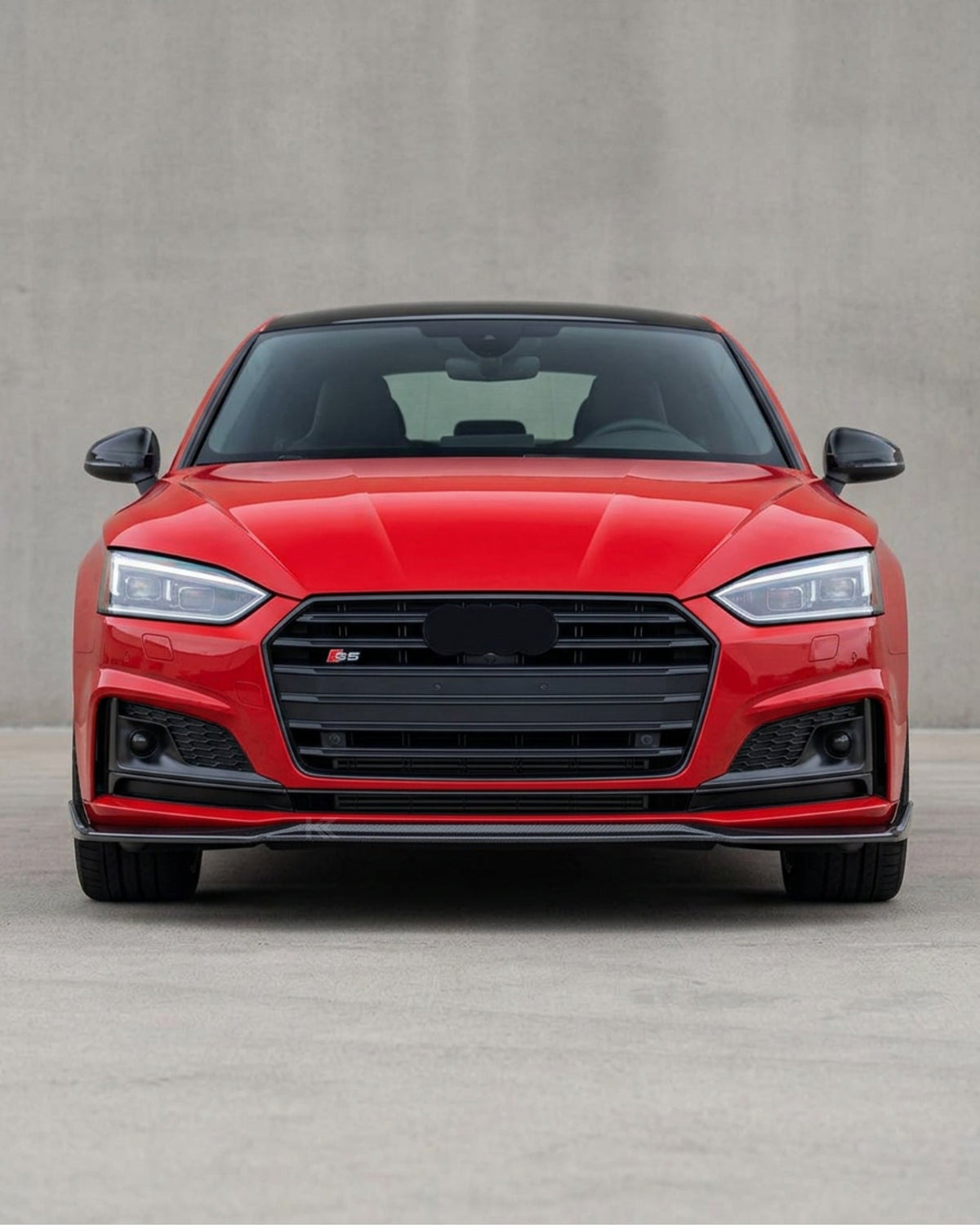 2017–2019 Audi A5 S-Line / S5 B9 Coupe & Sportback Front Lip Splitter – Carbon Fiber