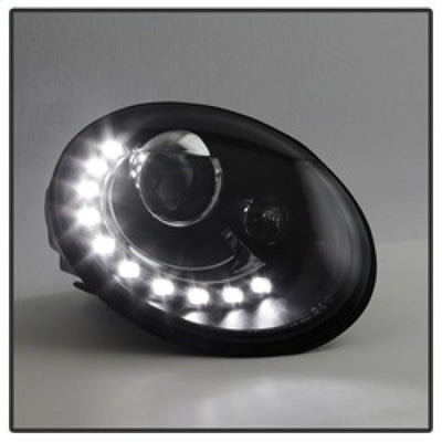 Spyder Volkswagen Beetle 06-10 Projector Headlights DRL LED Black PRO-YD-VB06-DRL-BK 5080929