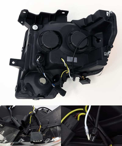 AlphaRex 09-14 Ford F150 NOVA-Series LED Projector Headlights Black