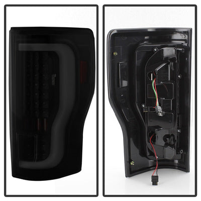 SPYDER xTune 17-18 Ford F-250 Super Duty (Excl LED Models) LED Tail Lights-Blk Smk (ALT-ON-FS17-LBLED-BSM) 9041617