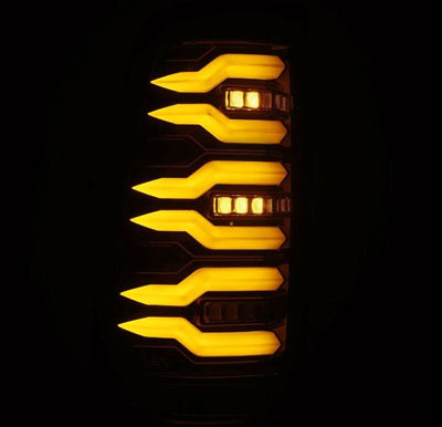 AlphaRex 99-06 Chevrolet Silverado/99-06 GMC Sierra LUXX-Series LED Tail Lights - Black 620006 *Discontinued