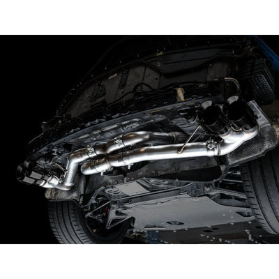 AWE Tuning 2020+ Chevrolet Corvette (C8) Track Edition Exhaust - Quad Diamond Black Tips