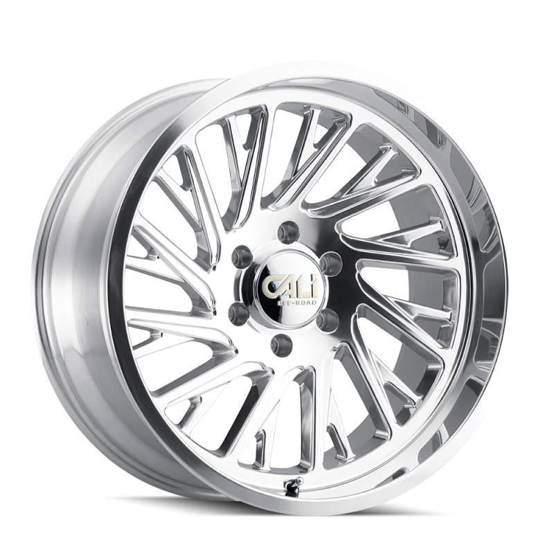 Cali Off-Road 9114 Purge 22x12 / 8x165.1 BP / -51mm Offset / 125.2mm Hub Polished Wheel 9114-22281P