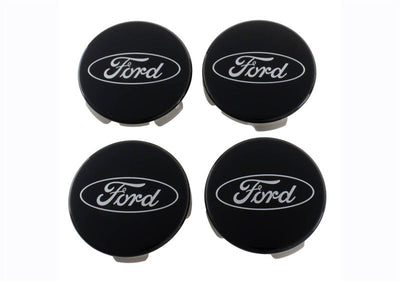 Ford Racing Ford Truck/SUV Black And Chrome Wheel Center Cap Kit M-1096K-BCT