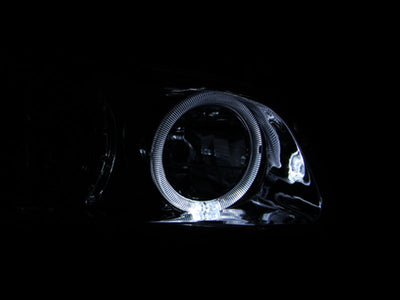 Anzo 2000-2001 Toyota Camry Crystal Headlights w/ Halo Chrome