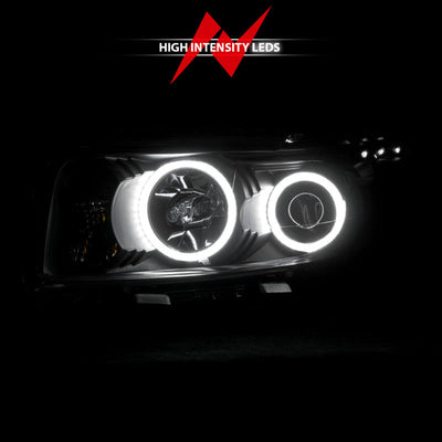 Anzo 2008-2010 Scion Xb Projector Headlights w/ Halo Black