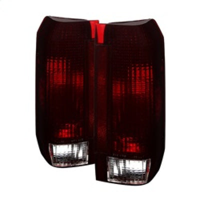 SPYDER Xtune Ford Bronco F150 F250 F350 F450 92-96 OE Style Tail Lights Red Smoked ALT-JH-FB92-OE-RSM 9030567