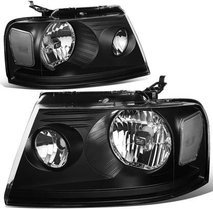 Dna Motoring Hlohf1504cham Headlight Assembly Driver And Passenger Side