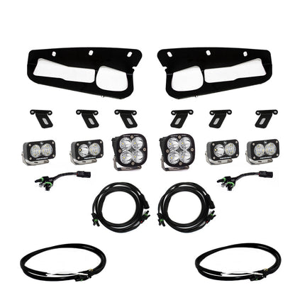 Baja Designs Ford Squadron Sport/S2 Sport Fog Pocket Light Kit w/Upfitter