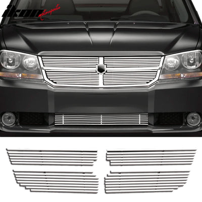 2008-2010 Dodge Avenger Billet Style Chrome Grille Stainless Steel