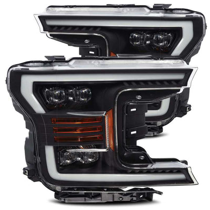 AlphaRex 18-20 Ford F150 NOVA-Series LED Projector Headlights Black