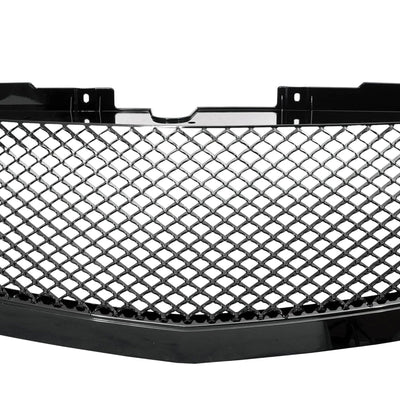 2007-2014 Cadillac Escalade Mesh Style Front Bumper Grille Black ABS