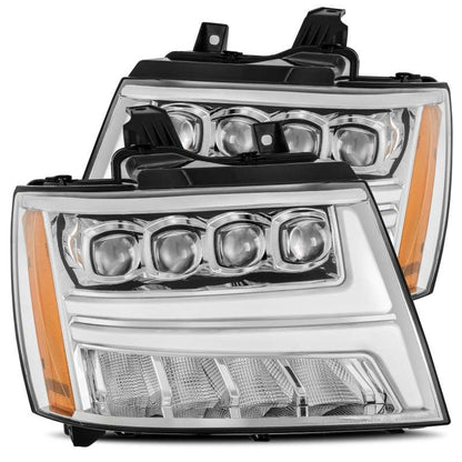 AlphaRex  07-14 Chevrolet Tahoe/Suburban/07-13 Avalanche NOVA-Series LED Projector Headlights Chrome
