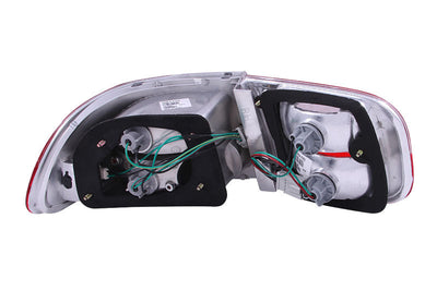 Anzo 1992-1995 Honda Civic Tail lights Red/Clear