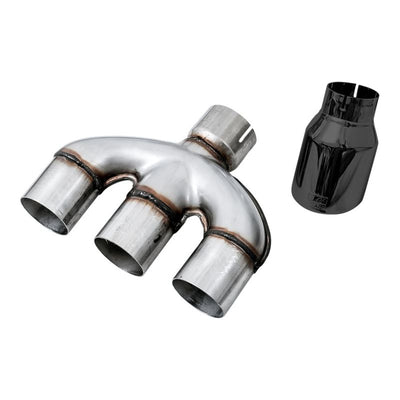 AWE Tuning 2016+ Honda Civic Si Touring Edition Exhaust w/Front Pipe & Triple Diamond Black Tips
