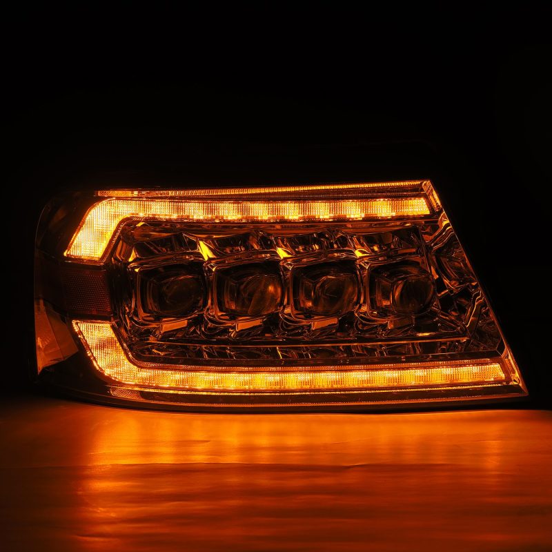 AlphaRex 04-08 Ford F150 / 06-08 Lincoln Mark LT NOVA-Series LED Projector Headlights Chrome