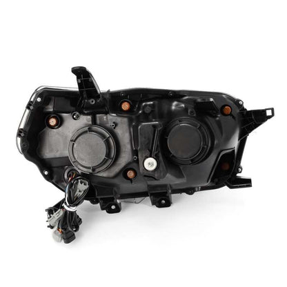 AlphaRex 10-13 Toyota 4Runner PRO-Series Halogen Projector Headlights Black