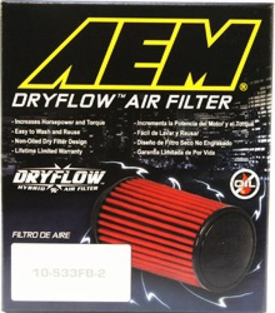 AEM Induction AEM 2.75 inch Short Neck 5 inch Element Filter Replacement 21-202DK