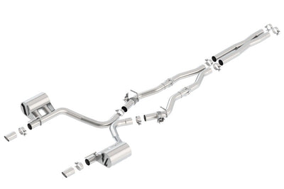 Borla 2017 Dodge Charger R/T 5.7L ATAK Catback Exhaust w/o Tips (w/MDS Valves ONLY) 140723
