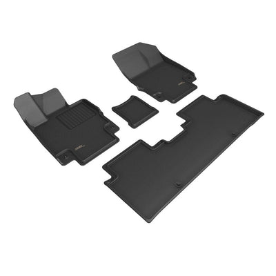 3D MAXpider 2023+ Genesis Gv60 Kagu Floor Mat- Black R1 R2 R3 L1GS01201509