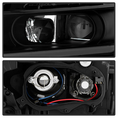 SPYDER xTune 14-18 Chevy Impala (Excl Limited) DRL Halogen Proj Headlights - Blk Smk (PRO-JH-CIM15-LB-BSM) 9042881
