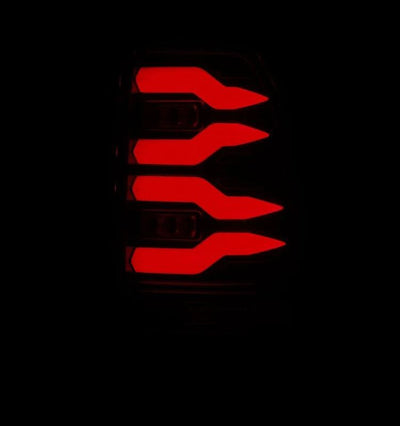 AlphaRex 97-03 Ford F150 / 99-16 Ford F250/F350/F450/F550 LUXX-Series LED Tail Lights - Alpha-Black 658001 *Discontinued