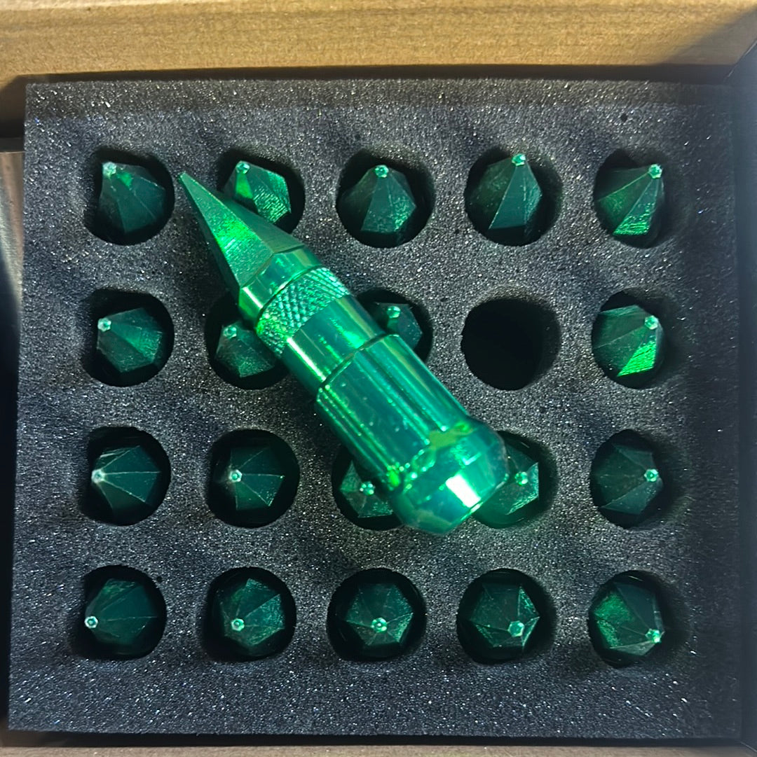 NNR steel lock spike green 12x1.5 V3 NNR-LN_SDS1215GNV3