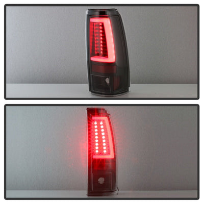 Spyder 03-06 Chevy Silverado - (Does Not Fit Stepside) LED Tail Lights - All Black ALT-YD-CS03V2-LED 5085849