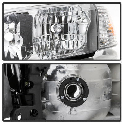 SPYDER xTune 00-01 Toyota Camry 4pc OEM Style Headlights w/Corner Lights - Chrome (HD-JH-TCAM00-SET-C) 9042812
