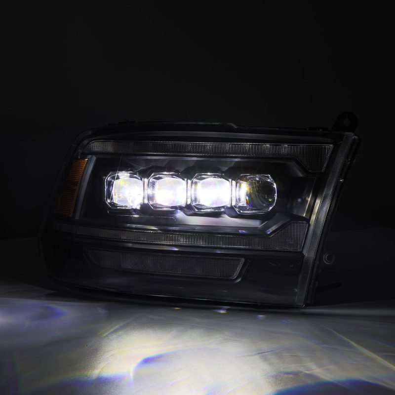 AlphaRex 09-18 Ram Truck (MK II 5th Gen 2500 Style) NOVA-Series LED Projector Headlights Black