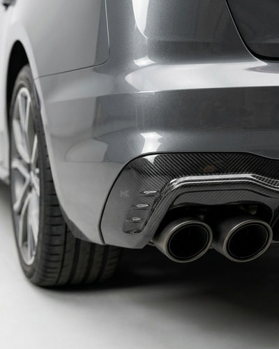 2020–2022 Audi A4 S-Line / S4 B9 Sedan Rear Diffuser – Pre-Preg Dry Carbon Fiber