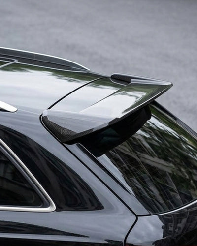 2012–2018 Audi Q3 8U Rear Roof Spoiler Extension – Carbon Fiber