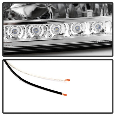 SPYDER Xtune Ford F150 97-03 Crystal Headlights w/ Clear LED Corners Chrome HD-ON-FF15097-LED-SET-C 5014191