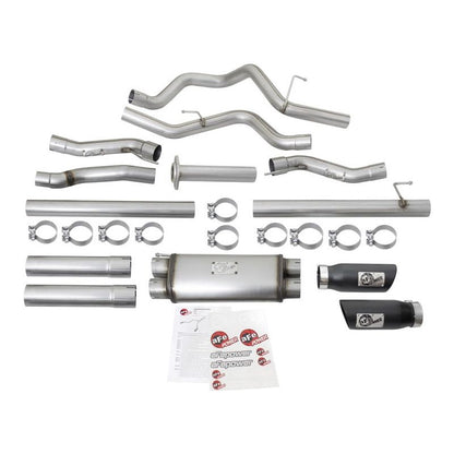 aFe MACHForce XP 3in 409-SS Exhaust Cat-Back 2017 Ford F-150 Raptor V6-3.5L (tt) w/ Black Tip