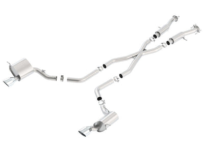 Borla 2015 Jeep Grand Cherokee SRT8 ATAK Dual Round Rolled Exit Catback Exhaust 140633