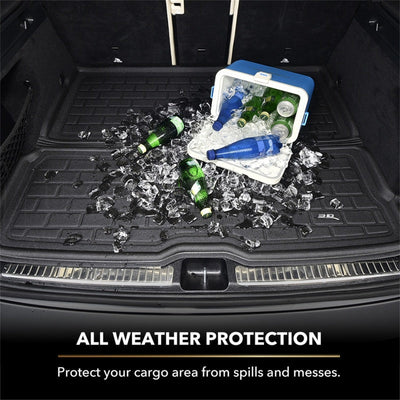 3D MAXpider 2022 Honda Civic Kagu Black Cross Fold Cargo Liner M1HD1191309