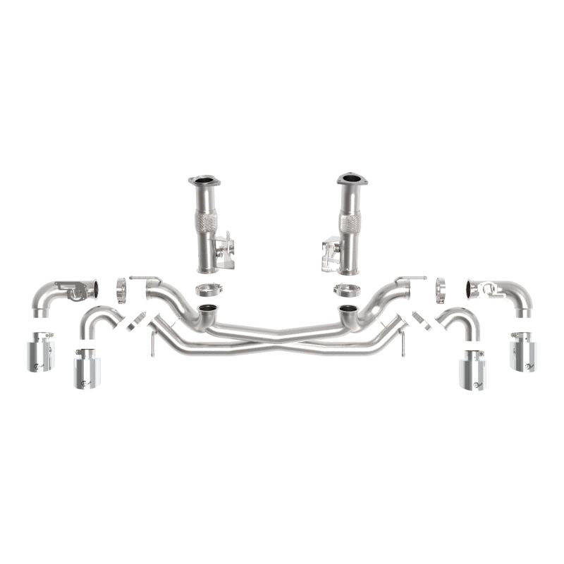 AFe MACH Force-Xp 304 Stainless Steel Cat-Back Exhaust Polished 2020 Chevrolet Corvette C8