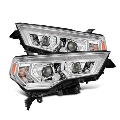 AlphaRex 14-20 Toyota 4Runner MK II PRO-Series Halogen Projector Headlights Chrome